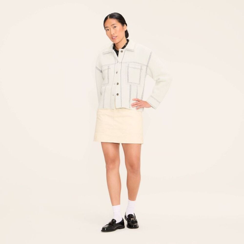 Women's Shacket - Woolrich Cream S